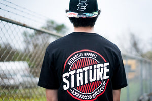 Stature Crew Red Logo Tee