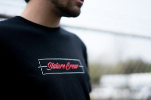 Stature Crew Red Logo Tee