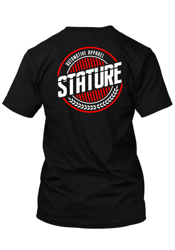 Stature Crew Red Logo Tee