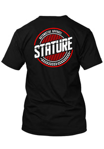 Stature Crew Red Logo Tee