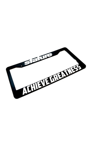 Achieve Greatness Stature Plate Frame